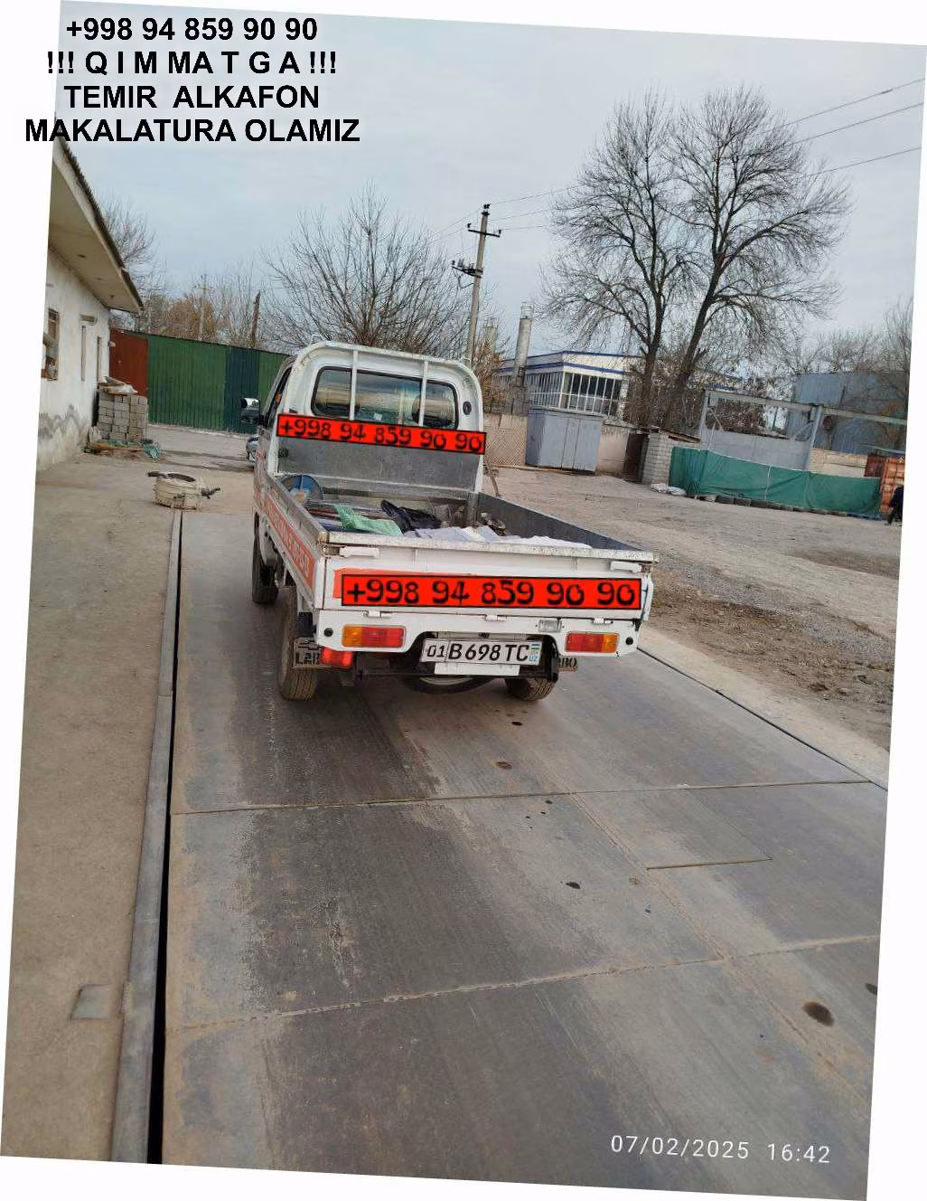 ТАШКЕНТ МЕТАЛЛОЛОМ TOSHKENT METALLOLOM qabul qilish Yashnobod