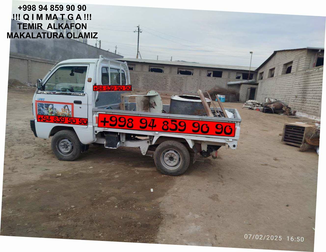 Metallolom qabul qilish Piskent