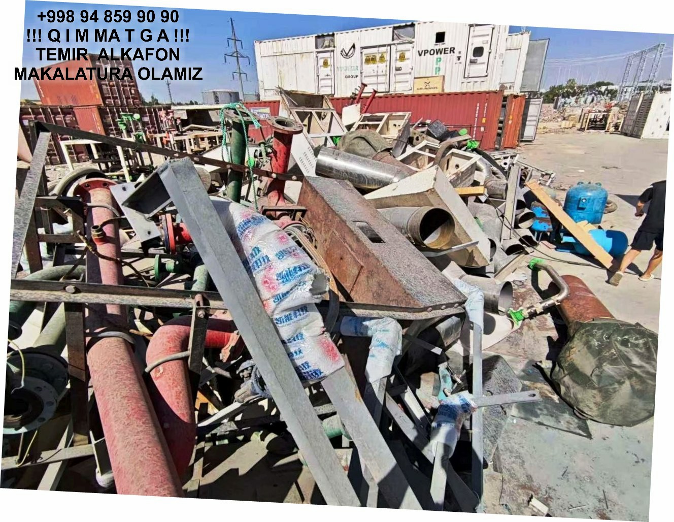 Metallolom qabul qilish Ortachirchiq
